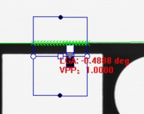 圖像處理方法說明:邊緣匹配+單直線